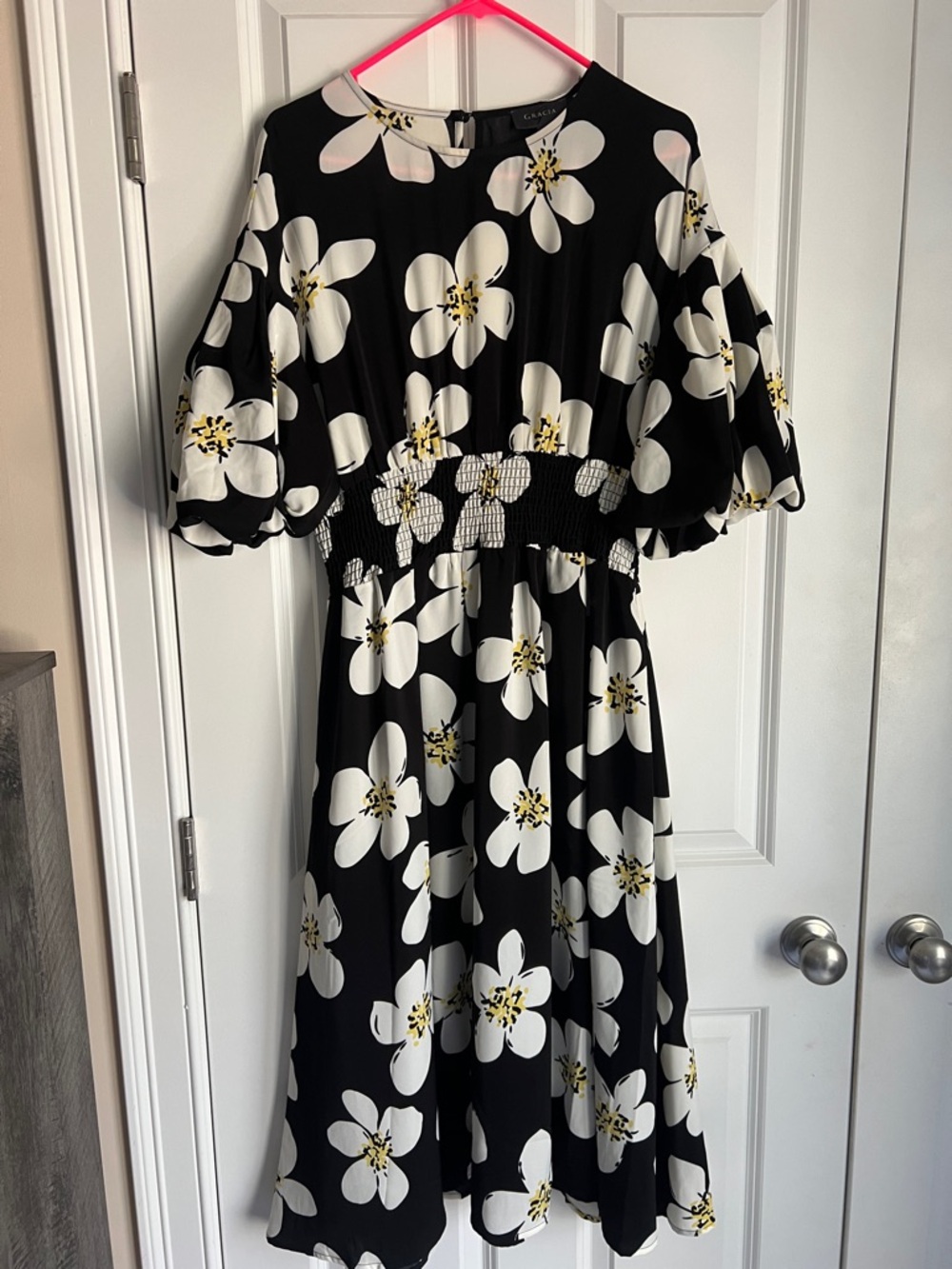 Nordstrom Woman’s Floral Smocked-Waist Dress